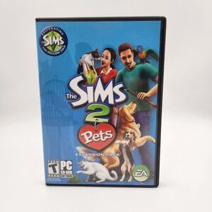 The Sims 2 Pets Expansion Pack PC CD ROM Game Complete With Case Manuals